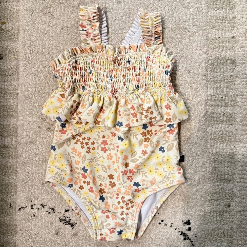 Modern Moments Baby Girl Bubble Swimsuit - Picture 7 of 10